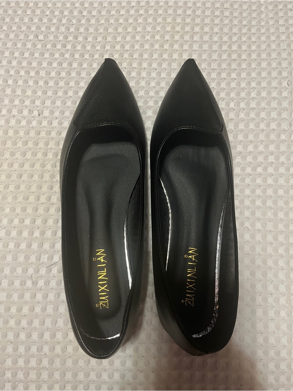 Pointed Toe Black Women's Flats by Unknown Brand